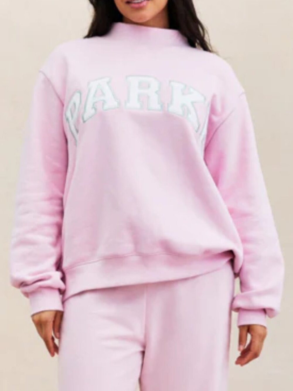 Parke Varsity Mockneck in Sprinkle NWT